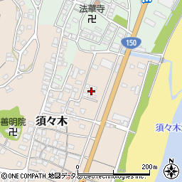 静岡県牧之原市須々木390-3周辺の地図