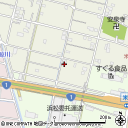 静岡県浜松市中央区米津町2342周辺の地図