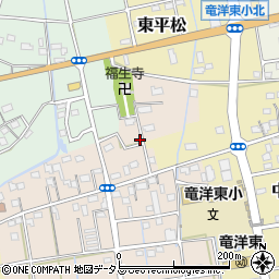 静岡県磐田市西平松29周辺の地図
