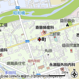 島根県益田市幸町5-7周辺の地図