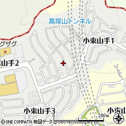 兵庫県神戸市垂水区小束山手周辺の地図