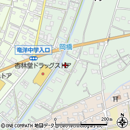 静岡県磐田市岡971周辺の地図