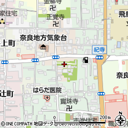 奈良県奈良市西紀寺町41周辺の地図