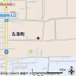 奈良県奈良市五条町173-1周辺の地図