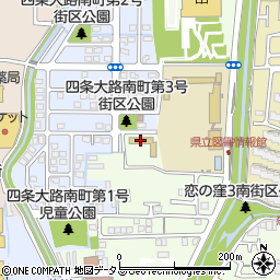 大安寺西幼稚園周辺の地図