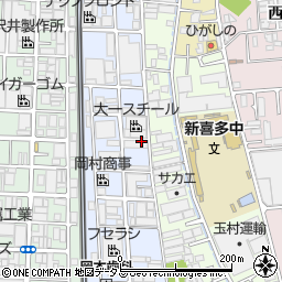 西田鋲螺製作所周辺の地図
