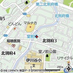 兵庫県神戸市西区北別府周辺の地図