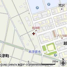 静岡県浜松市中央区法枝町880周辺の地図