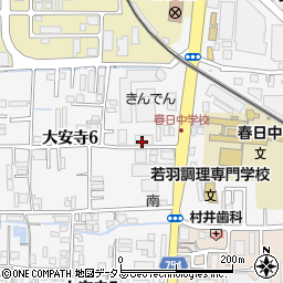 株式会社きんでん　奈良支店工事部周辺の地図