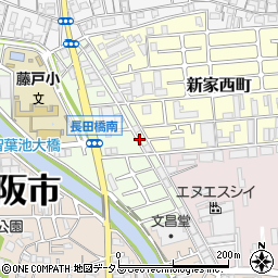リパーク東大阪藤戸新田２丁目駐車場周辺の地図