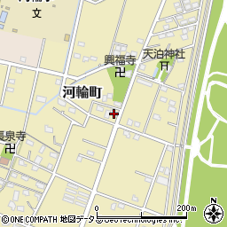静岡県浜松市中央区河輪町536周辺の地図