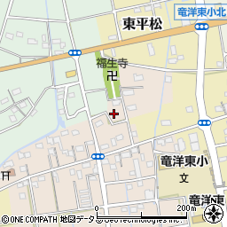 静岡県磐田市西平松27周辺の地図