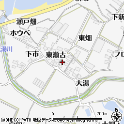 愛知県田原市仁崎町（東瀬古）周辺の地図