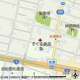 静岡県浜松市中央区米津町1989周辺の地図