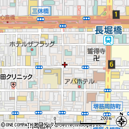 大阪府大阪市中央区東心斎橋1丁目8-16周辺の地図