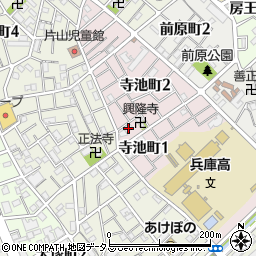 日本福音ルーテル神戸教会周辺の地図