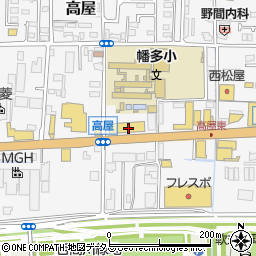 岡山マツダ高屋店周辺の地図
