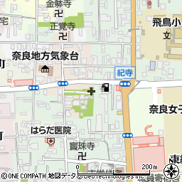 奈良県奈良市西紀寺町40周辺の地図