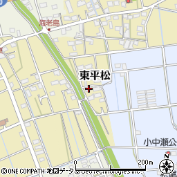 静岡県磐田市東平松192周辺の地図
