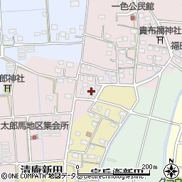 静岡県磐田市太郎馬新田2周辺の地図