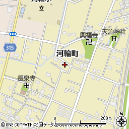 静岡県浜松市中央区河輪町551周辺の地図