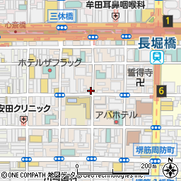 大阪府大阪市中央区東心斎橋1丁目13-9周辺の地図