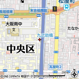 大阪府大阪市中央区島之内1丁目1-2周辺の地図