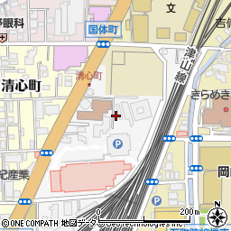 岡山県岡山市北区国体町周辺の地図