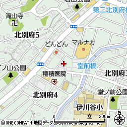 兵庫県神戸市西区北別府4丁目15-4周辺の地図