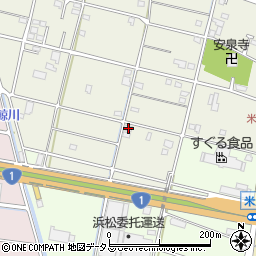 静岡県浜松市中央区米津町2341周辺の地図