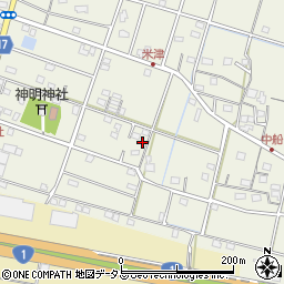 静岡県浜松市中央区米津町1630周辺の地図