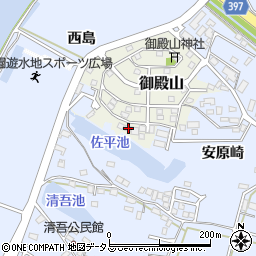 愛知県田原市御殿山133周辺の地図