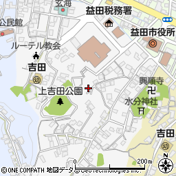 島根県益田市元町23-8周辺の地図