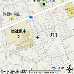 岡山県総社市井手524周辺の地図