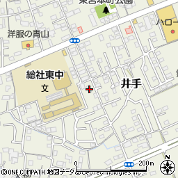 岡山県総社市井手524周辺の地図