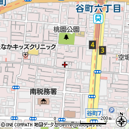 谷町六丁目 道勝cafe周辺の地図