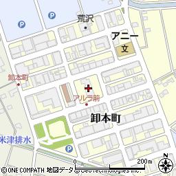 アルラ・浜松卸商団地会館周辺の地図