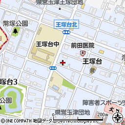 兵庫県神戸市西区王塚台5丁目34周辺の地図