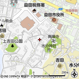 島根県益田市元町9周辺の地図