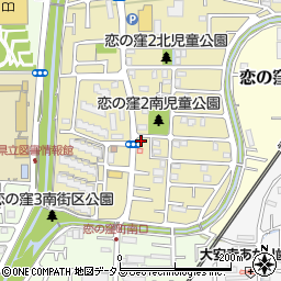 奈良県奈良市恋の窪2丁目12-11周辺の地図