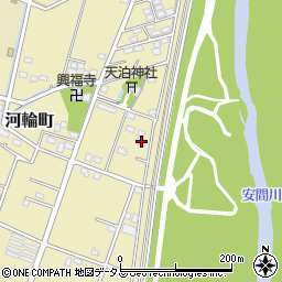 静岡県浜松市中央区河輪町392周辺の地図