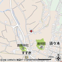 静岡県牧之原市須々木310周辺の地図