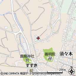 静岡県牧之原市須々木310-1周辺の地図