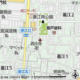 スカイレンタカー東大阪店周辺の地図
