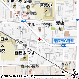 吉崎英司　土地　家屋調査士事務所周辺の地図