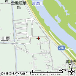 岡山県総社市上原224周辺の地図