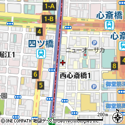 AVALON シーシャカフェ&バー 心斎橋店周辺の地図