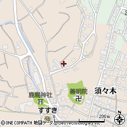 静岡県牧之原市須々木287-4周辺の地図