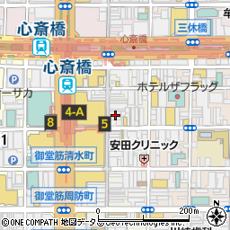 ＫｏＫｕＭｉＮ心斎橋店周辺の地図