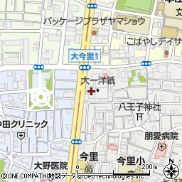 株式会社大一洋紙　今里営業所周辺の地図